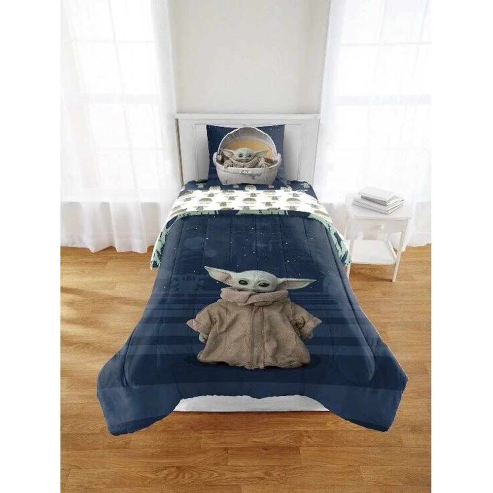 Mandalorian‎ Baby Yoda Comforter & Sheet Sets 6 Piece Full Kids Teens Youth NEW